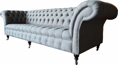Image de Gris Canapé quatre places Tissu Salon Design Canapés Rembourrés Nouveau