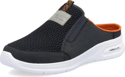 Produktbild von Rieker Clog - Blau Textil Größe: 44 Normal