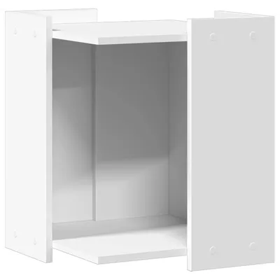 Obrázek produktu pro vidaXL Zásobník na stelivo bílý 42x42x51 cm Materiál na bázi dřeva
