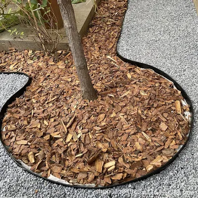 Obrázek produktu pro YARDIN Obruba trávníku Plastová flexibilní obruba záhonu s 60 upevňovacími hřebíky pro zahrady, oddělení trávy a kamene, délka 20 m, černá barva