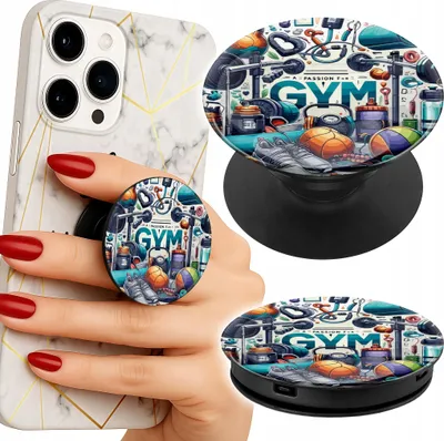 Obrázek produktu pro Držák na telefon Finger Popsocket/Gym Fitness Sport Stand