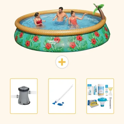 Immagine prodotto di Bestway Fast Set, piscina rotonda - 457x84 cm - 4 pezzi - Modello S22685