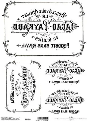 Immagine prodotto di ITD carta transfer per decoupage SOFT A4 T40-013