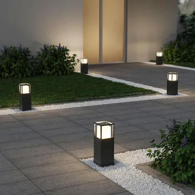 Produktbild von TRIO LED Wegeleuchte WITHAM 577860142 14,5W 1450lm 2300/3000/4000K H400mm