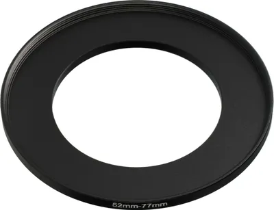 Produktbild von vhbw Step-Up-Ring Adapter 52mm - 77mm für Kamera Objektiv - Filteradapter, Metall Schwarz