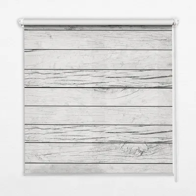 Produktbild von Seitenzug-Rollo Fensterrollo Jalousie - Lichtdurchlässig Springrollos - 130x140 cm - Graue Bretter