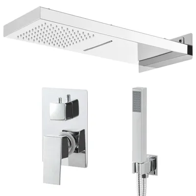 Immagine prodotto di vidaXL Sistema doccia in acciaio inox 201 argento