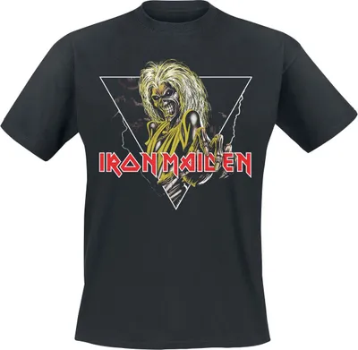 Produktbild von Iron Maiden T-Shirt Herren Killers Triangle schwarz S