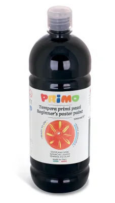 Immagine prodotto di Primo 204BR1000800 colore a tempera 1000 ml Bottiglia Nero