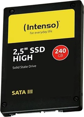 Zdjęcie produktu dla Intenso High Performance 2.5", 240 GB, 2.5", 520 MB/s, 6 Gbit/s