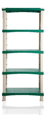 Produktbild von Bama Futuro Opbergsysteem 5 Planken 80x40x174 cm Groen