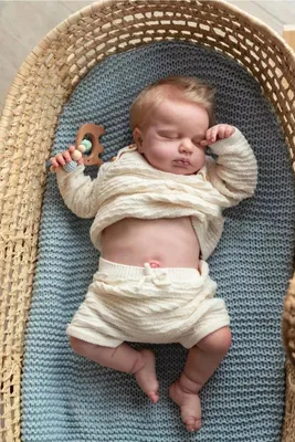 Produktbild von 18 Zoll Reborn-Puppe - Handgefertigt mit weichem Körper