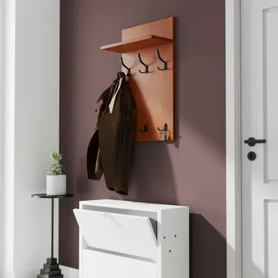 Obrázek produktu pro AKKE Locarno šatní panel MIDI - SCHWARZE háčky ŠxV: 50x90 cm