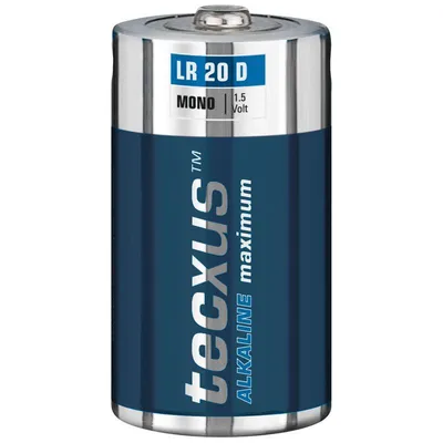Zdjęcie produktu dla tecxus Bateria alkaliczna LR20/D Mono1,5 V (opakowanie blistrowe 2 szt.)