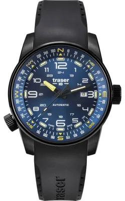 Produktbild von Traser Herrenuhr TS-109742 blau