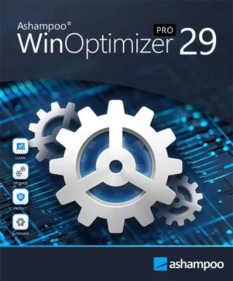 Produktbild von Ashampoo WinOptimizer Pro 29 – Premium PC-Tuning Software für schnelleres, sicheres und optimiertes Windows | 1 Gerät | 1 Benutzer | Aktivierungscode per Product Key Card