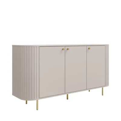 Produktbild von Kommode OWALO LP 164,6 × 85,4 × 42,3 cm – Modernes Sideboard mit 3 Türen