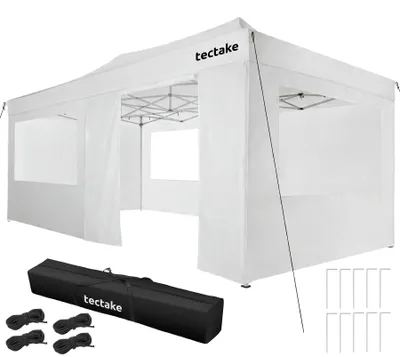 Produktbild von tectake® Aluminium Faltpavillon Viola 6 x 3 m, wasserdicht
