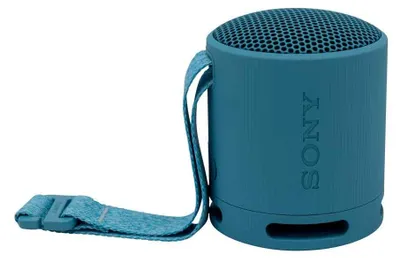 Produktbild von Sony SRS-XB100, Kabellos, A2DP, HFP, AAC, AVRCP, SBC, USB Typ-C, Tragbarer Mono-Lautsprecher, Blau, Zylinder