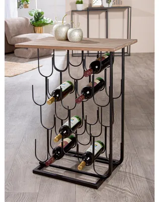 Produktbild von Gilde Weinregal, "Xenia", Eisen, schwarz, VE 1, L. 38 cm, B. 60 cm, H. 87 cm 59375 4063387593752