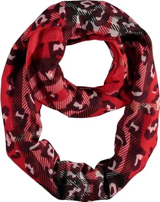 Obrázok produktu pre Unyqoos® Dámsky šál "Loop" s leopardím vzorom – okrúhly šál, ľahký a zahŕňajúci, 70 x 75 cm, štýlový šál