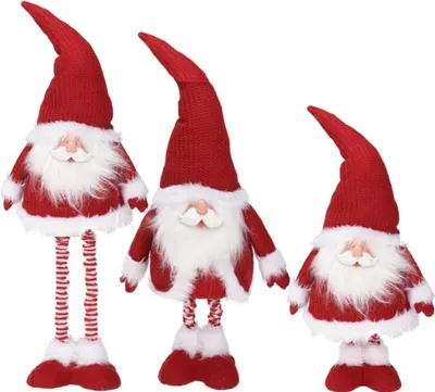 Weihnachtssack Aus Flanell – 2 Stück, 50 X 70 Cm, Rot Mit Kordelzug, Für Geschenke