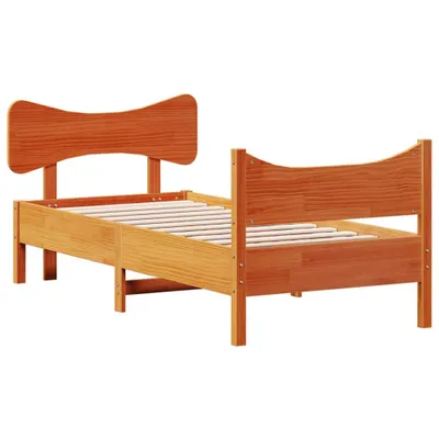 Immagine prodotto di Giroletto senza Materasso Marrone Cera 100x200 cm Legno di Pino