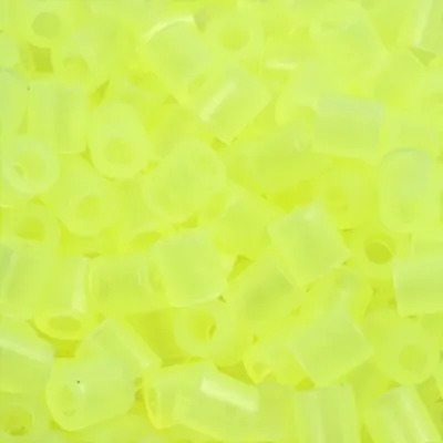 Produktbild von Nabbi-Perlen zum Aufbügeln, Größe 5 x 5 mm, Lochgröße 2,5 mm, mittel, neongelb (32223), 6000 Stück 1 Box