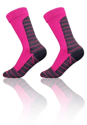 Immagine prodotto di Calzini impermeabili al 100% per attività all'aperto, colore rosa
