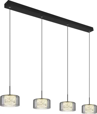 Produktbild von Globo Lighting Hängeleuchte Metall schwarz matt, LED