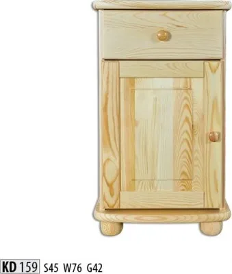 Productafbeelding van Klassische Handarbeit Kommode Kommodenschrank Holzschrank Vollholz Möbel
