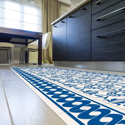 Image de Elzusha - Tapis de cuisine, antidérapant, 50 x 180 cm, imperméable