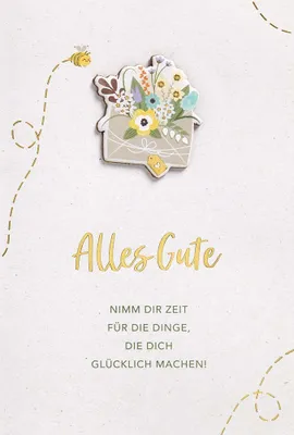Produktbild von Allgemeine Wünsche - FEELINGS COLLECTION Karte mit Umschlag
