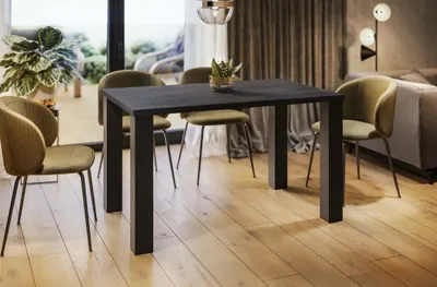 Produktbild von Stół rozkładany JUKA 130(220)x80 beton ciemny