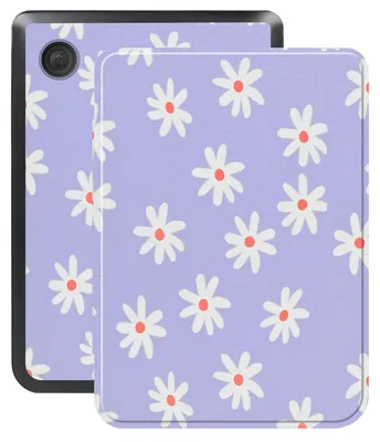 Productafbeelding van imoshion Design Slim Hard Case Bookcase voor de Kobo Clara Colour / BW - Flowers Distance