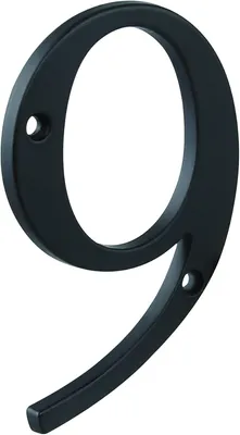 Imagen del producto de Número de casa metálico, de 10 cm, color , resistente a la intemperie