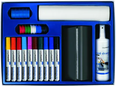 Produktbild von Legamaster PROFESSIONAL Whiteboard Starterset 77-teilig, Zubehörset, 1,3 kg, 270 mm, 360 mm, 90 mm, 1,79 kg