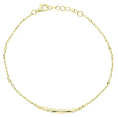Produktbild von Armband Silber 925 Gold plattiert JL53-03-0073 JuwelmaLux 19 cm