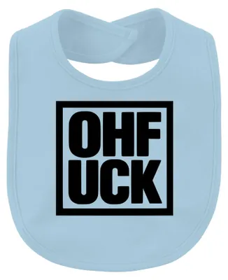 Produktbild von OH FUCK Spruch Geschenk Erwachsene Humor Frech Party Fluchen Spaß Baby, Hellblau, Einheitsgröße