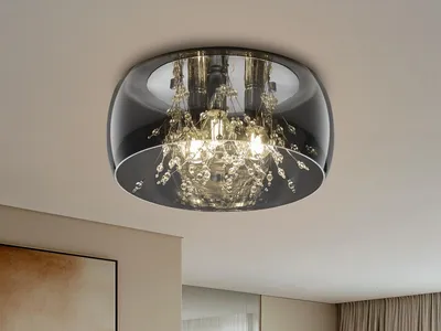 Immagine prodotto di CRYSTEL lampada da soffitto moderna in argento Trio 616700306