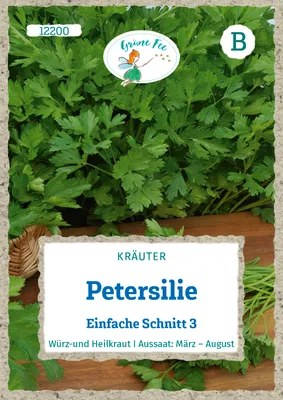 Produktbild von Petersilie Einfache Schnitt 3 | Petersiliensamen von Grüne Fee [MHD 01/2024]