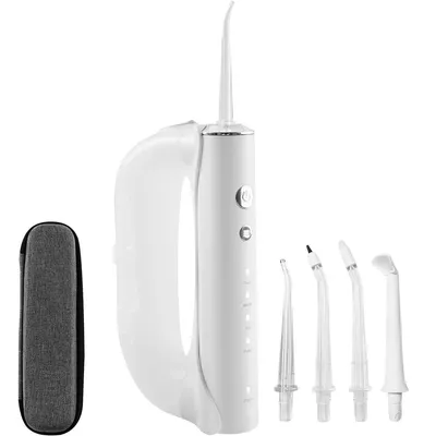 Produktbild von Munddusche, 4-in-1-Wasserflosser, IPX7.300ML, 4 Düsen, 1100amh, für die Tiefenreinigung der Zähne
