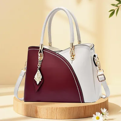 Produktbild von MODFU Henkeltasche, Umhängetasche, Handtasche, Tragetasche, Aktentasche, Tasche Damen, Schultertasche, Arbeitstasche, Messenger-Tasche