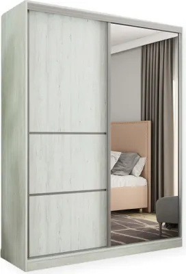 Zdjęcie produktu dla Meblast | Szafa 2D 170; sosna Anderson z lustrem - Okucia Premium | Meble, Naturalne, Nowoczesne