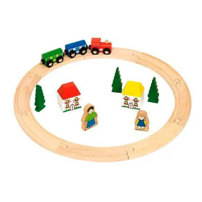 Produktbild von Bigjigs Rail My First Train Track 19 Teile