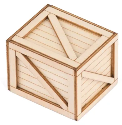 Produktbild von Dřevěný box malý expedice 1/18