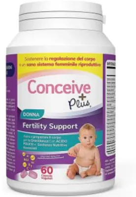 Produktbild von CONCEIVE PLUS – Nahrungsergänzungsmittel zur Unterstützung der weiblichen Fruchtbarkeit, 60 Kapseln