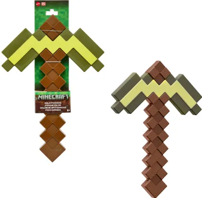 Produktbild von Mattel Minecraft Spielzeugzubehör-Kollektion für Rollenspiele, pixeliges Design (Stil kann abweichen)