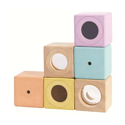 Immagine prodotto di Blocchi sensoriali in legno PlanToys