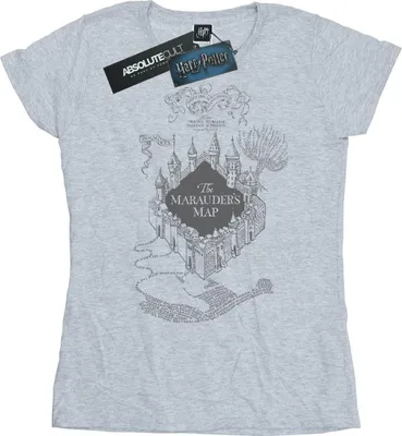 Produktbild von Harry Potter - "The Marauder's Map" T-Shirt für Damen BI23191 (XXL) (Grau)